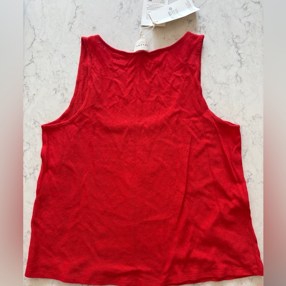 Sezane John Tank Top in Red - Large - NWT - Picture 3 of 6